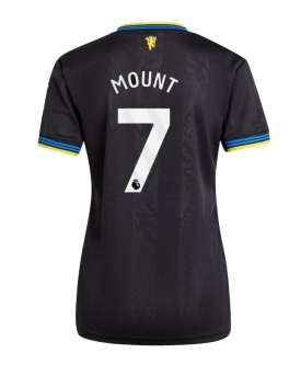 Manchester United Mason Mount #7 Maglia Gara Terza Repliche 2025-26 Donna Maniche Corte